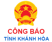 Công báo Khánh Hòa